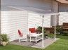 toit terrasse aluminium blanc