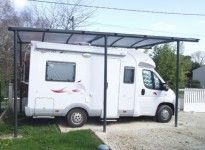 abri camping car métallique acier galvanisé