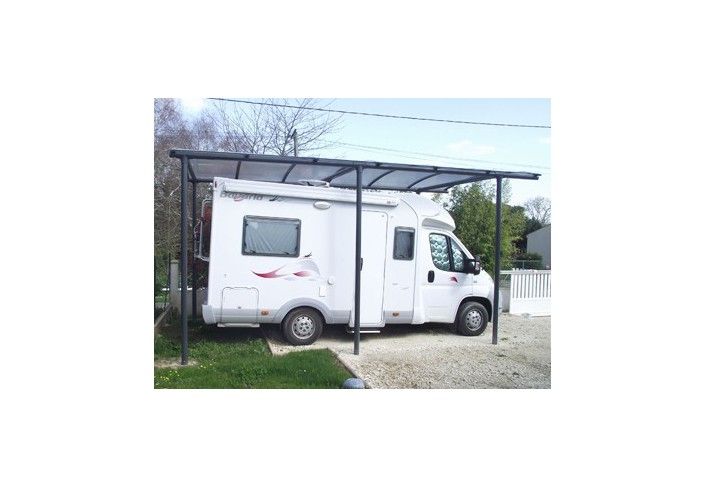 abri camping car métallique acier galvanisé