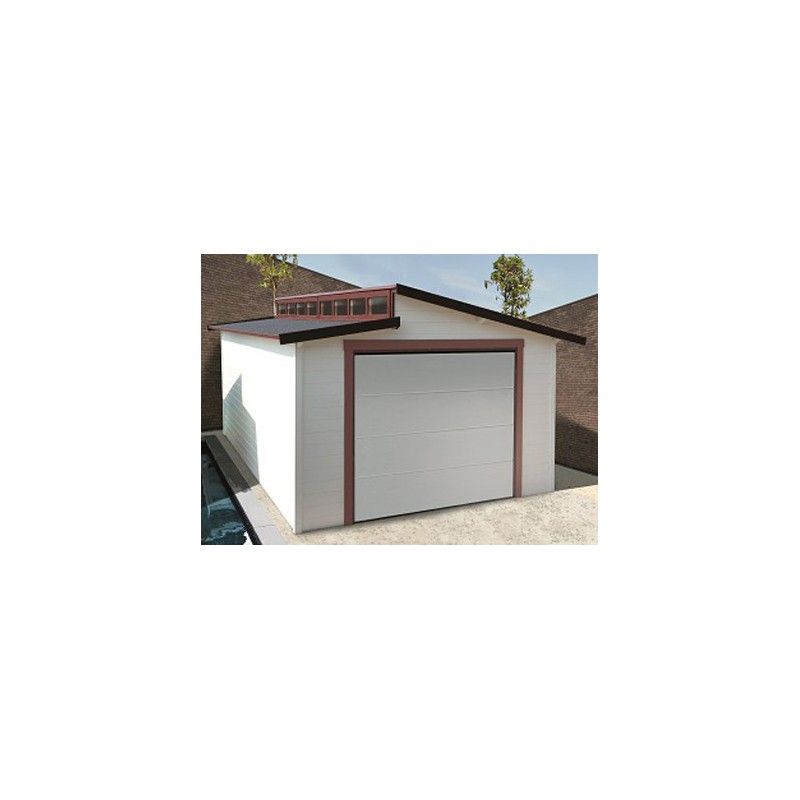 Garage Gamache 15,69m² madriers 28mm - Décor et Jardin