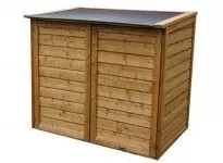 COFFRE DE RANGEMENT EN BOIS DOUBLE OUVERTURE