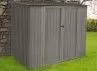ABRI METAL GRIS ASPECT BOIS VIEILLI