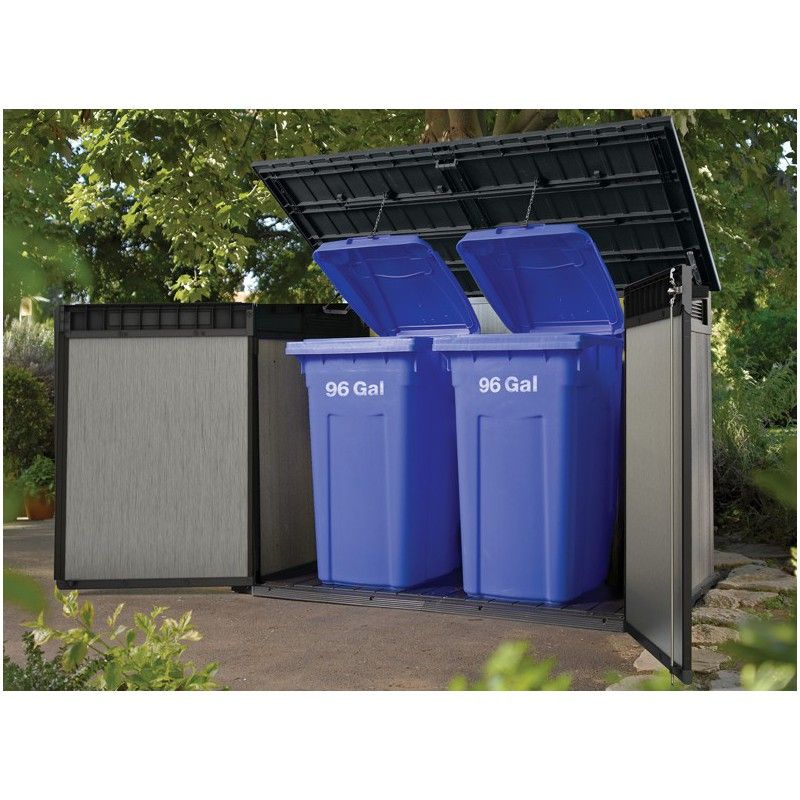 Coffre ou abri poubelles polypropylène Keter Store It Out Arc 1200 L