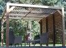 PERGOLA BOIS THERMO TRAITÉ AVEC VENTELLES