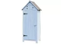 Armoire cabine lasurée