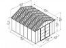 ABRI JARDIN POLYCARBONATE 11 M2