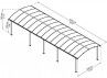 GRAND CARPORT ALU 3.59 X 10.72 M