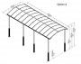 CARPORT ALU 3.59 X 8.58 M