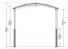 CARPORT ALU 3.59 X 12.85 M