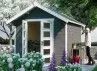 Chalet jardin peint 28 mm