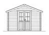 ABRI DE JARDIN 3.40 X 4.00 M