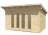 Abri jardin madrier 28 mm - 18m2