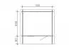 ABRI DE JARDIN MADRIERS 45MM