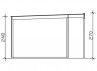 Abri double parois - 15m2