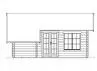 Abri de jardin 45 mm avec remise
