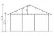 Chalet en madriers 45MM avec plancher