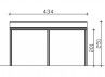 Toit terrasse en alu et polycarbonate