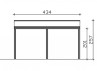 Toit terrasse en alu et polycarbonate