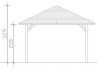 PAVILLON PREMIUM 4.39 X 4.39 M