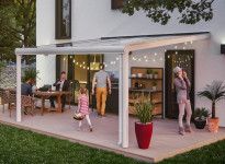 Abri terrasse adossée en aluminium