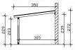 Toit terrasse en bois adossé