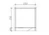 ABRI EPICEA 28 MM 2.80 X 3.05 M