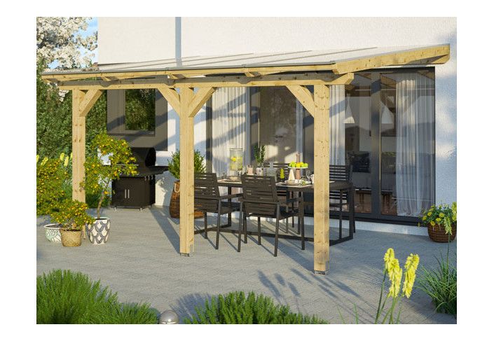 Pergola adossée premium