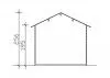 ABRI DE JARDIN 28 MM 2.80 X 3.05 M