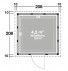 ABRI JARDIN METAL ACIER 4.30 M2
