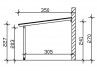 Pergola adossée premium