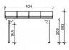 Pergola adossée premium