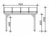 Pergola adossée premium