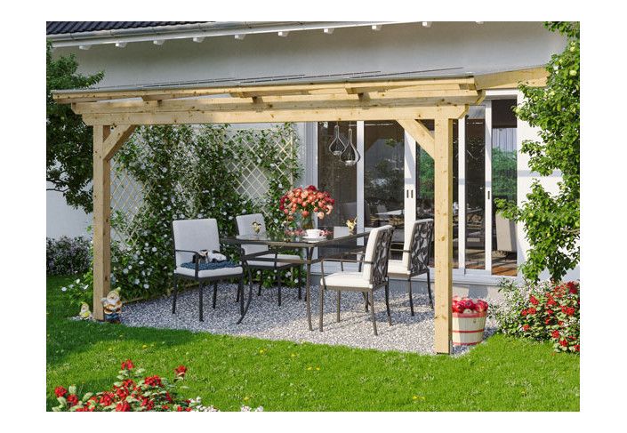 Pergola adossée premium