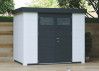 ABRI JARDIN METAL PORTE DOUBLE 5.60m²