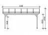 Pergola adossée premium