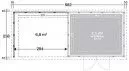 ABRI JARDIN METAL 7.10m² AVEC AUVENT