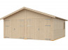 GARAGE DOUBLE EN BOIS 45 MM