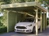 CARPORT BOIS 3.14 X 5.55 M AVEC PAROIS