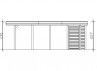 CARPORT TOIT ALU + REMISE 3.14 X 7.08 M