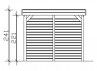 CARPORT TOIT ALU + REMISE 3.14 X 7.08 M