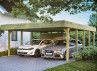 CARPORT TOIT ALU + REMISE 3.14 X 7.08 M