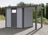 ABRI JARDIN MÉTAL 5.70 M2 AVEC PRÉAU