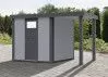 ABRI JARDIN MÉTAL 5.70 M2 AVEC PRÉAU