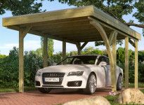 CARPORT AVEC UN ARC 3.14 X 5.55 M TOIT ALU