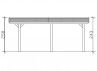 CARPORT BOIS 6.11 X 6.04 M TOIT ALU