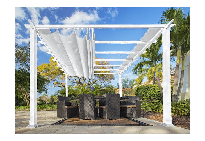 PERGOLA ALUMINIUM ASPECT BOIS