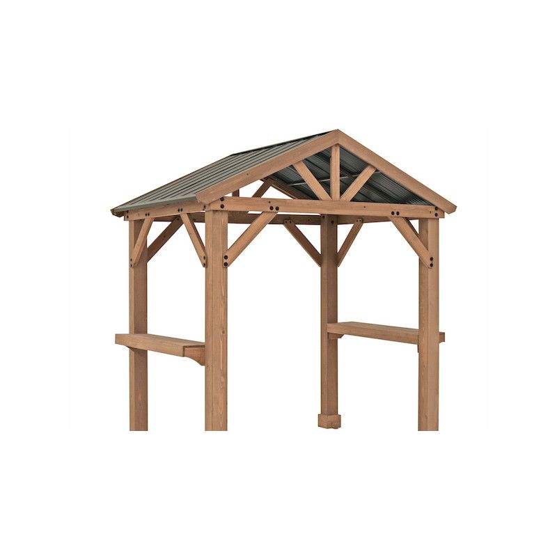 Bois complet, Abri pour barbecue Ashton 2.20mx1.35mx2.14m