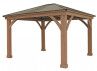 PERGOLA BOIS TOIT ALU