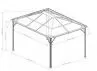 TONNELLE ALU + MOUSTIQUAIRES 12 m2