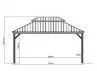 TONNELLE ALU + MOUSTIQUAIRES 9 m2